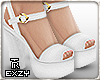 ❥ White Sandals.