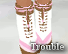 T! BrownPink Boots