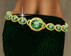 Emerald Chain Belt_Gold