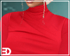 Red Side Slit Gown
