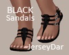 Black Sandals Summer