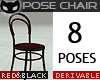 [SIN]8 Poses Chair Red