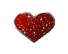 red sparkle heart