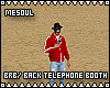 BRB/BACK Telephone Booth