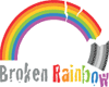Broken Rainbow Sticker