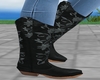Black and Grey Boot