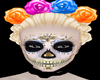 !   GOLD CATRINA HEAD