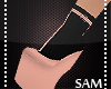 SAM|Heels+socks pink