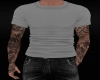 Grey Tee...W Tats