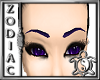 Zodiacs Purple F eyebrow