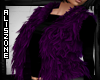 [AZ] Purple Fur Vest  LA