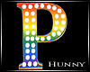 H. Rainbow Letter P