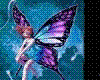 purple marble angel wing