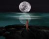 {A} Moonlit Beach
