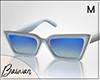 [Bw] White+Blue glassesM