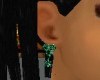 CAN Flake Green Earrings