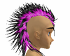 black and pink mohawk