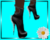 Black Spike Ankle Boot