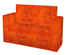 Orange Lace Sofa