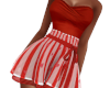 Red/White Cocktail Dress
