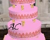 AC Pink & Gold Cake
