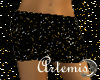 black&gold sparkle skirt