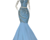 sky blue gown