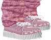 Pink kids tennis shoe
