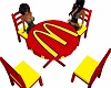 Mcdonalds table/chairs
