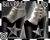 *m Silver Glam Spats