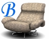 [B] Grey Floral Chair