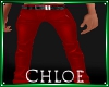 Red Sparkle Jeans