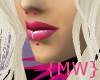 {MW}Pink Labret Piercing