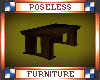 Wooden Table Poseless