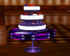 (s) purple wedding cake