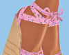 Flowers Pink Wedge