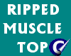 Ripped Muscle Top - Teal