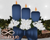 Christmas Candles Blue