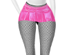 Pink Leather Skirt
