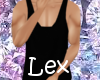 Lex~ Black Tank