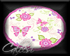 Pink Butterfly Rug