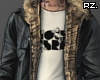 rz. Leather Fur Jacket