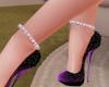 SU Purple Pearl Anklets