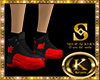 n*ke red & black kicks