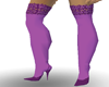 Purple Lacetop Stocking3