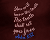 TF Long Tshirt John 8:32