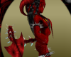 JS) SpikedRed Demon Tail