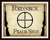 RedNeck Peace Sign