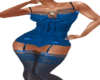 sexy blue corsett fit