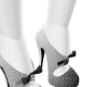1920 Grey Flapper Heels